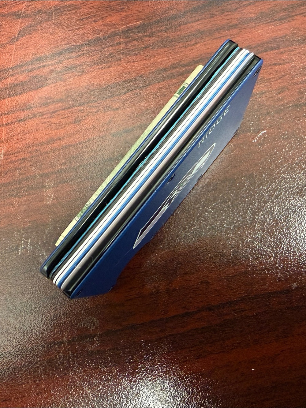 Ridge Wallet Seahawks Aluminum Card Holder - Blue - Picture 5 of 8